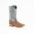 Ferrini Mens Brown Leather Bronco S-Toe Pirarucu Cowboy Boots 13EE