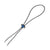 Rockmount Mens Thunderbird with Stone Inlay Silver Metal Bolo Tie