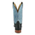 Smoky Mountain Boots Mens James Black/Vintage Blue Leather Cowboy Boots