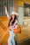 American West Womens Tribal Weave Golden Tan Leather Handbag Bag