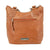 American West Womens Tribal Weave Golden Tan Leather Handbag Bag