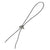 Rockmount Unisex Silver Horsehead Western Silver Metal Bolo Tie