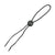Rockmount Unisex Horsehead in Round Frame Silver Pewter Bolo Tie