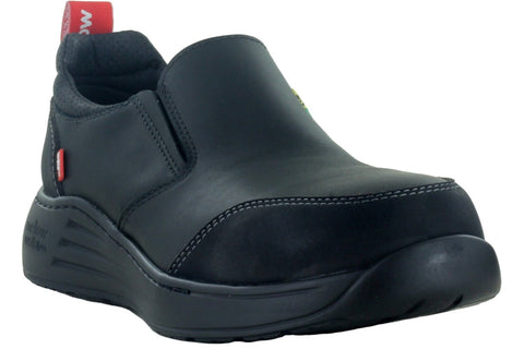 Mellow Walk Womens Motion PR SD35 Black Leather Walking Work Shoes
