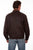 Scully Mens Chocolate/Cognac Leather Bomber Jacket L