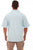 Scully Mens Aqua Sky 100% Cotton Traveler S/S Shirt
