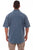 Scully Mens Lt Washed Denim 100% Cotton Traveler S/S Shirt