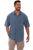 Scully Mens Lt Washed Denim 100% Cotton Traveler S/S Shirt