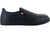 Mellow Walk Womens Jessica EH PR Black Leather Skate-Inspired Work Shoes