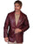 Scully Leather Mens Western Lambskin Blazer Black Cherry