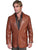 Scully Leather Mens Western Lambskin Blazer Antique Brown 42L