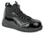 Hoss Boots Mens Full Court Composite toe Black Leather Work Shoes