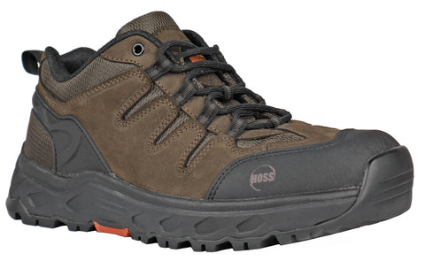 Hoss Boots Mens Eric Lo Soft Toe Brown Leather Work Boots