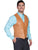 Scully Mens Classic Western Ranch Tan Leather Leather Vest
