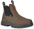 Hoss Boots Mens Snip Chelsea Met-Guard Brown Leather Work Boots 9.5 D