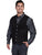 Scully Mens Black Calf Suede Western Snap Vest