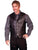Scully Leather Mens Western Lambskin Lapel Vest Black Soft Touch 3X