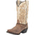 Laredo Womens Myra Cowboy Boots Leather Sand/White