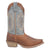 Laredo Womens Arabella Tan/Blue Leather Cowboy Boots