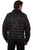 Scully Mens Ribbed Puffer Black Leather Leather Jacket