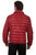 Scully Mens Ribbed Puffer Red Lamb Leather Leather Jacket