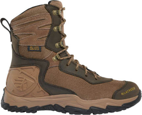 LaCrosse Mens Windrose 8in Brown Leather Hunting Boots