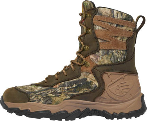 LaCrosse Mens Windrose 8in 1000G Realtree Edge Leather Hunting Boots