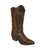 Rawhide Womens 12in Scalloped Top Brown Leather Cowboy Boots 7.5 M