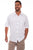 Scully Mens White 100% Cotton Palm S/S Shirt