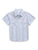 Ely and Walker Kids Girls Multi Stripe Western White Poly/Cotton S/S Shirt