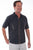 Scully Mens Gunmetal 100% Cotton Ridgeline S/S Shirt