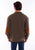 Scully Mens 1/4 Zipper Olive Cotton Blend Pullover Sweater