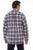 Scully Mens Navy 100% Cotton Flannel Plaid L/S Shirt