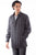 Scully Mens Dobby Stripe Shirt Charcoal 100% Cotton Cotton Jacket