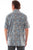 Scully Mens Grey 100% Cotton Hawaiian Boats S/S Shirt