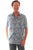 Scully Mens Grey 100% Cotton Hawaiian Boats S/S Shirt