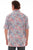 Scully Mens Birds in Paradise Hawaiian Red 100% Cotton S/S Shirt