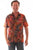 Scully Mens Fall Color Batik Currant 100% Cotton S/S Shirt