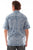 Scully Mens Batik Box Light Blue 100% Cotton S/S Shirt