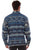 Scully Mens Buffalo Jacket Blue 100% Cotton L/S Shirt