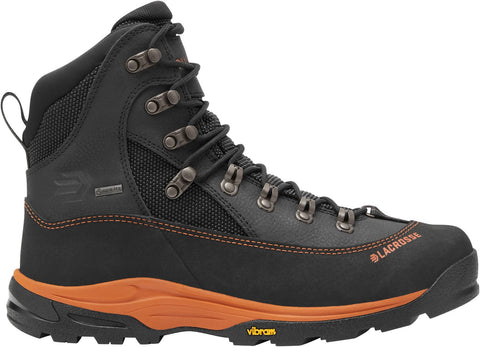 LaCrosse Mens Ursa MS 7in GTX Gunmetal/Orange Leather Hunting Boots