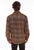 Scully Mens Corduroy Plaid Blue/Brown 100% Cotton L/S Shirt