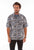 Scully Mens Hawaiian Island Midnight Sky 100% Cotton S/S Shirt