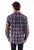 Scully Mens Heavyweight Flannel Charcoal Wool Blend L/S Shirt