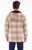 Scully Mens Sherpa Lined Tan/Red 100% Cotton Hoodie