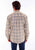 Scully Mens Corduroy Plaid Blue/Tan 100% Cotton L/S Shirt