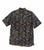 Scully Mens Paisley Batik Navy 100% Cotton S/S Shirt