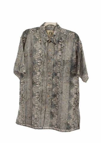 Scully Mens Special Batik Denim 100% Cotton S/S Shirt