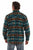 Scully Mens Aztec Design Shirt Turquoise Wool Blend Wool Jacket