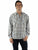 Scully Mens Worn Washed Plaid Grey 100% Cotton L/S Shirt